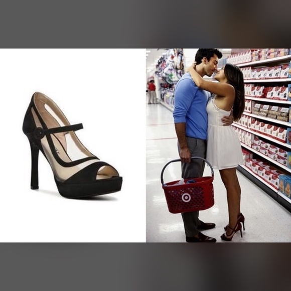 Audrey Brooke Marilyn Black Suede Heels, 8M - Picture 8 of 8